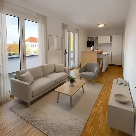 Appartement Penthouse Mit Kingsize-balkon In *